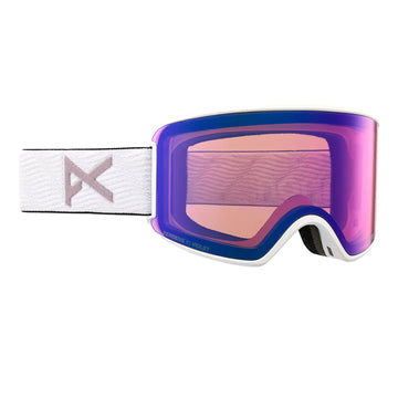 Anon Maschera Wm3+Lens+Mfi Wht/Percvarviolet Donna Snowboard Anon Maschera Wm3+Lens+Mfi Wht/Percvarviolet Donna Snowboard