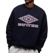Buttergoods Felpa Giro Diamond Applique x Umbro Streetwear Buttergoods Felpa Giro Diamond Applique x Umbro Streetwear