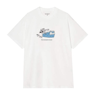 Carhartt Wip T-Shirt Ice Fishing Streetwear Carhartt Wip T-Shirt Ice Fishing Streetwear