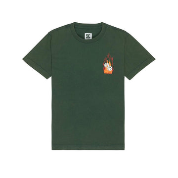 Dc Shoes T-Shirt Burning Dice Bambino Streetwear Dc Shoes T-Shirt Burning Dice Bambino Streetwear