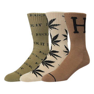 Huf Calze  Variety 3 Pack Sock Streetwear Huf Calze  Variety 3 Pack Sock Streetwear