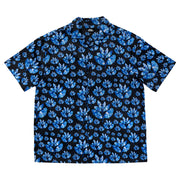 Magenta - Camicia Maniche Corte Blue Flowers Collab Magenta - Camicia Maniche Corte Blue Flowers Collab