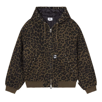 Obey Giacca Denim Studded Zip Up Streetwear Obey Giacca Denim Studded Zip Up Streetwear