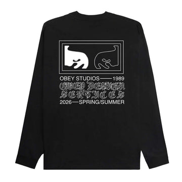 Obey T Shirt Ls Regular Fit Design Services Streetwear Obey T Shirt Ls Regular Fit Design Services Streetwear