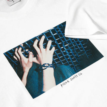 Polar Skate Co. T-Shirt Caged Hands Streetwear Polar Skate Co. T-Shirt Caged Hands Streetwear