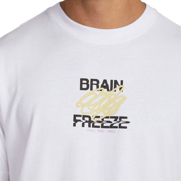 Rvca T-Shirt Brain Freeze Streetwear Rvca T-Shirt Brain Freeze Streetwear