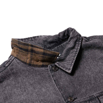 Evisen Skateboard Giacca Denim Streetwear Evisen Skateboard Giacca Denim Streetwear