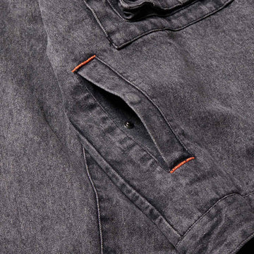 Evisen Skateboard Giacca Denim Streetwear Evisen Skateboard Giacca Denim Streetwear