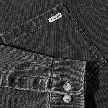 Polar Skate Co. Camicia Jeans Ml Mitchell Streetwear Polar Skate Co. Camicia Jeans Ml Mitchell Streetwear