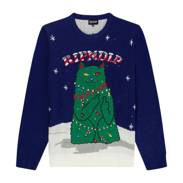 Ripndip Maglione Litmas Tree Light Streetwear Ripndip Maglione Litmas Tree Light Streetwear