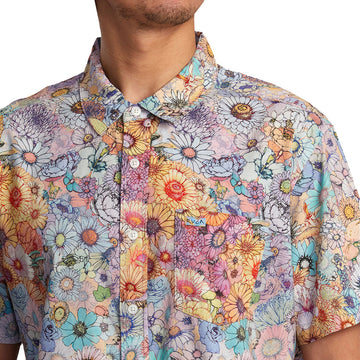 Rvca Camicia Mc Sage Vaughn Streetwear Rvca Camicia Mc Sage Vaughn Streetwear