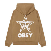 Obey Felpa Con Cappuccio Bold Star Extra Heavy Hood Streetwear