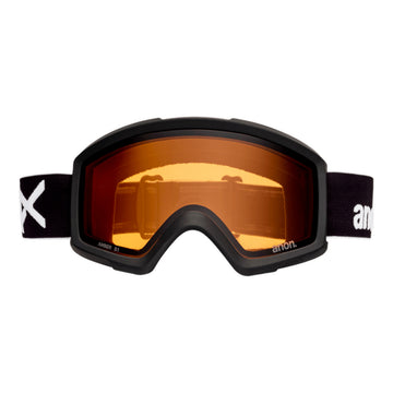Anon Maschera Helix 2.0 No Mirror Black Amber Snowboard