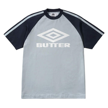 Buttergoods T-Shirt Diamond Logo Raglan x Umbro Streetwear