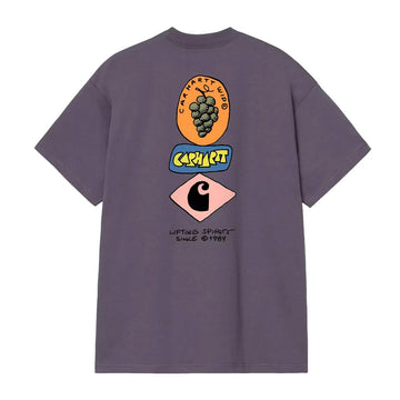 Carhartt Wip T-Shirt Stacked Grapes Streetwear