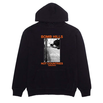 Gx-1000 Felpa Con Cappuccio Bomb Hills Not Countries Streetwear