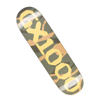 Gx-1000 Tavola  Og Logo Camo Yellow Skateboard