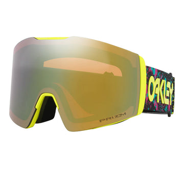 Oakley Maschera Fall Line L Jaxson Prizm SageGold Snowboard