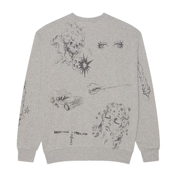 Obey Felpa Giro  Dreams Crew Fleece Streetwear