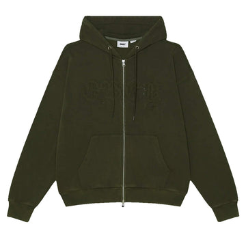 Obey Felpa Con Cappuccio Full Zip Gothic Streetwear