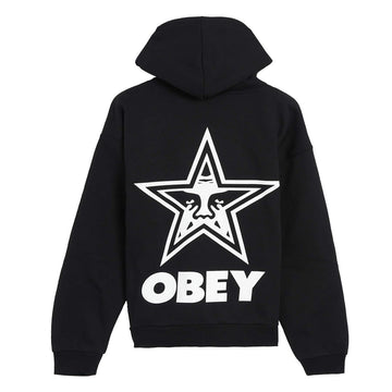 Obey Felpa Con Cappuccio Bold Star Extra Heavy Hood Streetwear