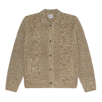Obey Cardigan  Isar Button Up Sweater Streetwear