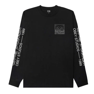 Obey T Shirt Ls Regular Fit  Design Services Streetwear