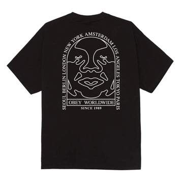 Obey T Shirt Regular Fit  Icon Arch Streetwear