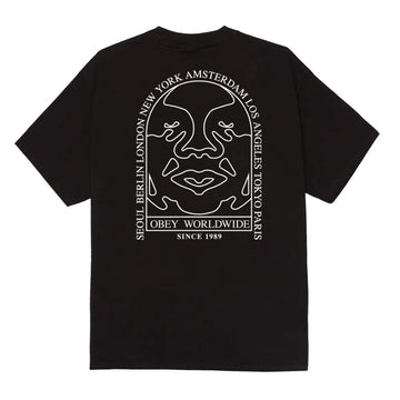 Obey T Shirt Regular Fit  Icon Arch Streetwear