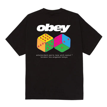 Obey T Shirt Regular Fit  Dice Streetwear