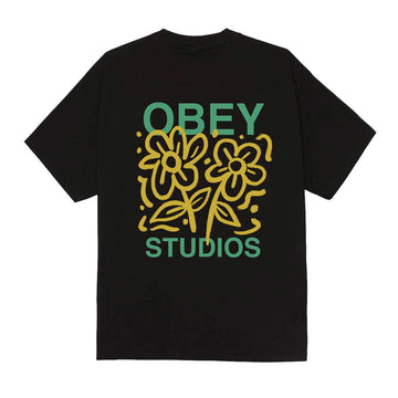 Obey T Shirt Regular Fit  Grown Whit Love Streetwear
