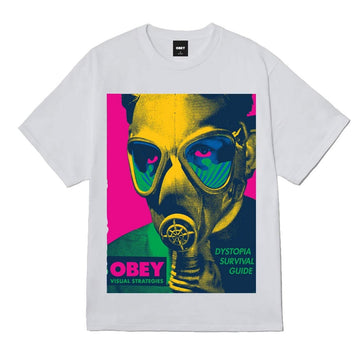Obey T-Shirt Regular Fit Gas Mask Streetwear