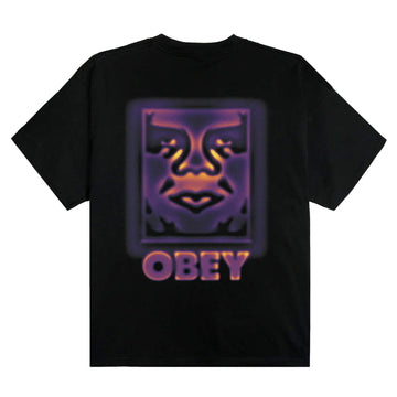 Obey T Shirt Relaxed Fit  Heat Map Icon Streetwear