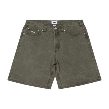 Obey Bermuda Bigwig Baggy Denim Streetwear