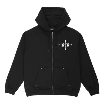 Pass-Port Felpa Con Capp Full Zip Gauntlets Streetwear