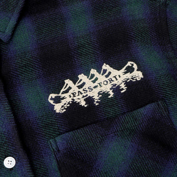 Pass-Port Camicia Ml Canoe Workers Flannel Streetwear