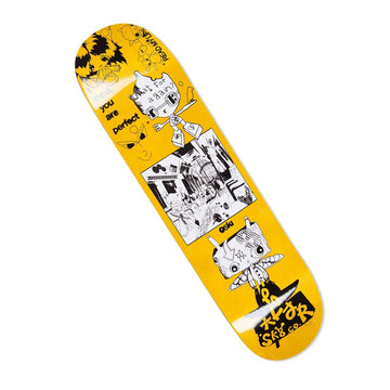 Polar Skate Co. Tavola Oski - I Think You Perfect - Yellow Skateboard