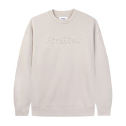 Buttergoods - Felpa Giro Embossed Logo