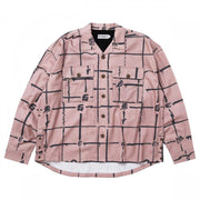 Evisen Skateboard - Camicia Ml Spray Flannel