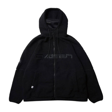 Evisen Skateboard Felpa Con Cappuccio Fullzip Boa Streetwear