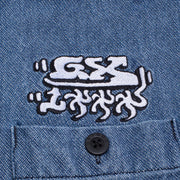 Gx-1000 Giacca Denim Hooded Streetwear