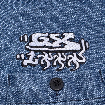 Gx-1000 Giacca Denim Hooded Streetwear